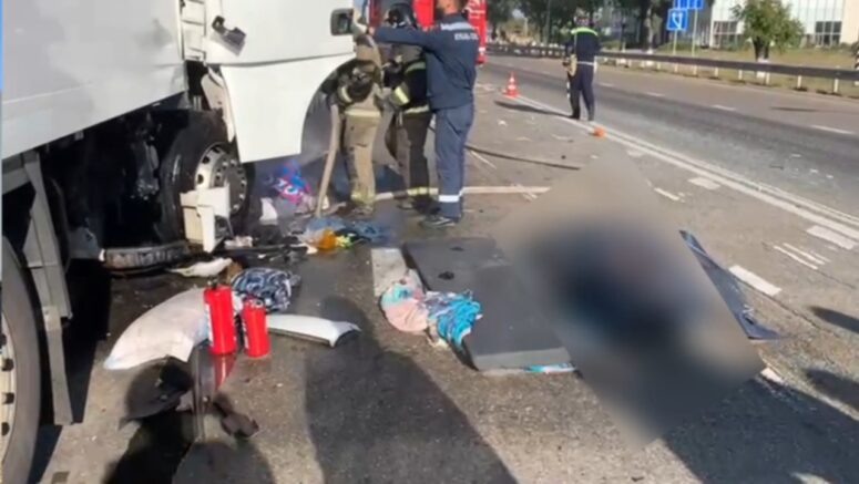    Скриншот видео: t.me/gibdd123region