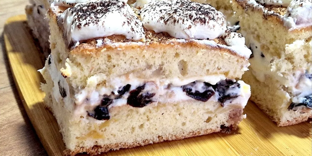 🎂 Торт ШАРЛОТКА из яблока и вишни: воздушный, домашний, волшебный!