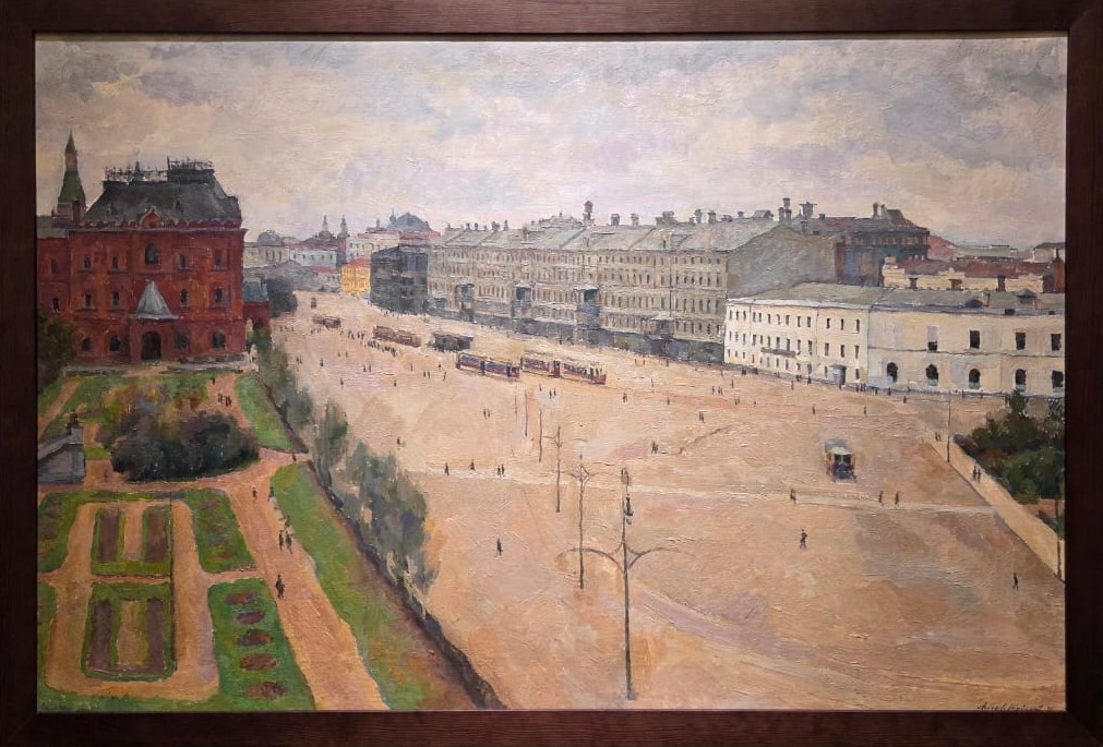 Анатолий Адрианович Лебедев-Шуйский. Площадь Революции. 1930. холст, масло