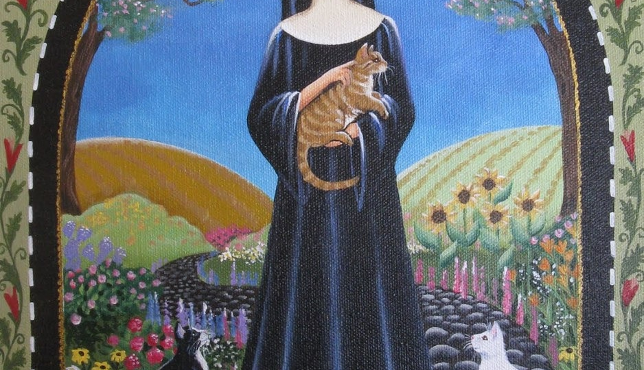 Святая покровительница кошек, как ей молится