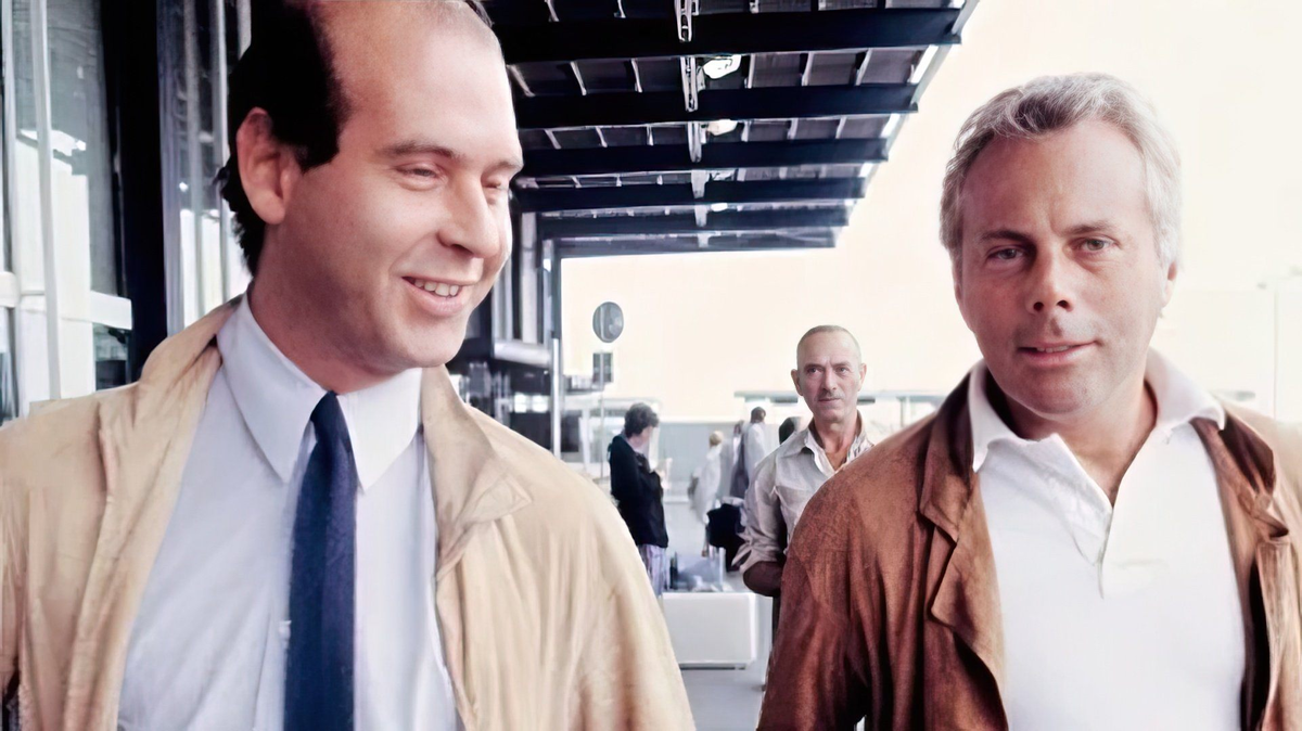 Нино Черутти и Джорджио Армани, 1980-е