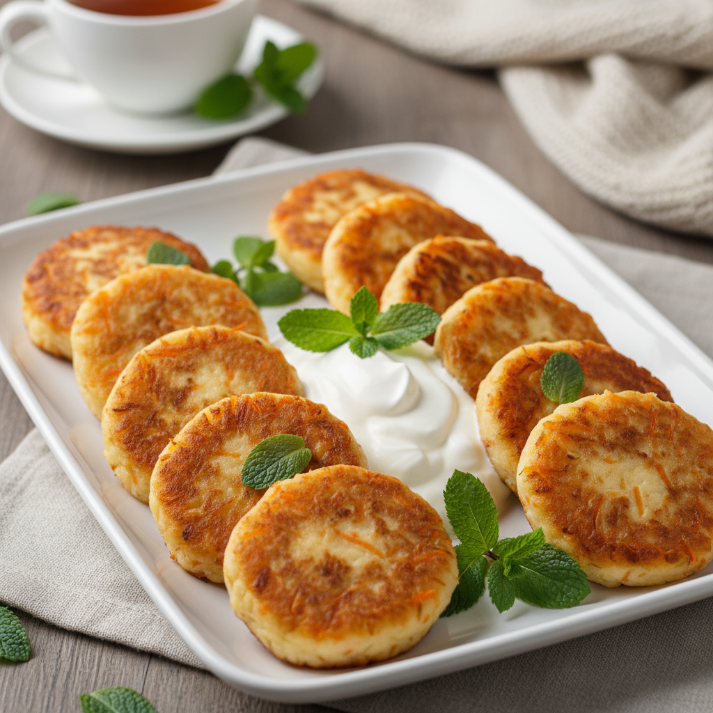 Сырники со сметаной - отличный завтрак