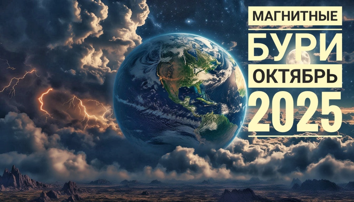 Магнитные бури в октябре 2025 года