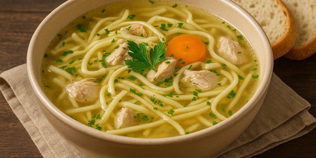 Куриный суп с лапшой: секрет бабушкиного воскресенья