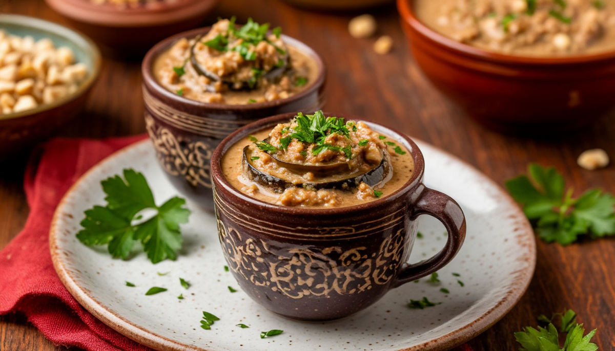 Баклажаны в ореховом соусе