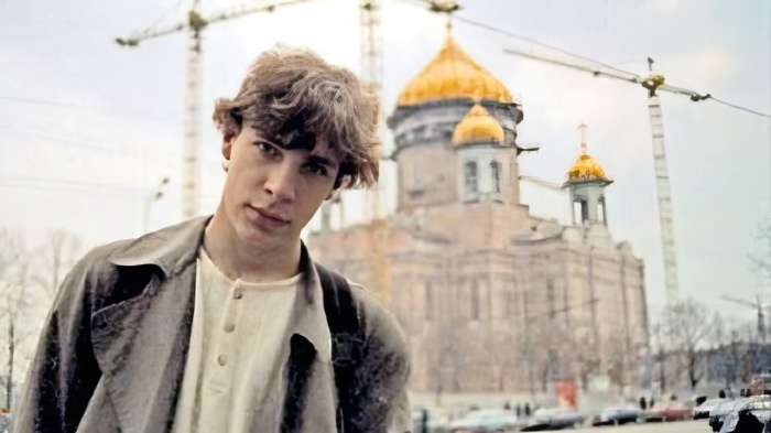 Евгений Цыганов в молодости.