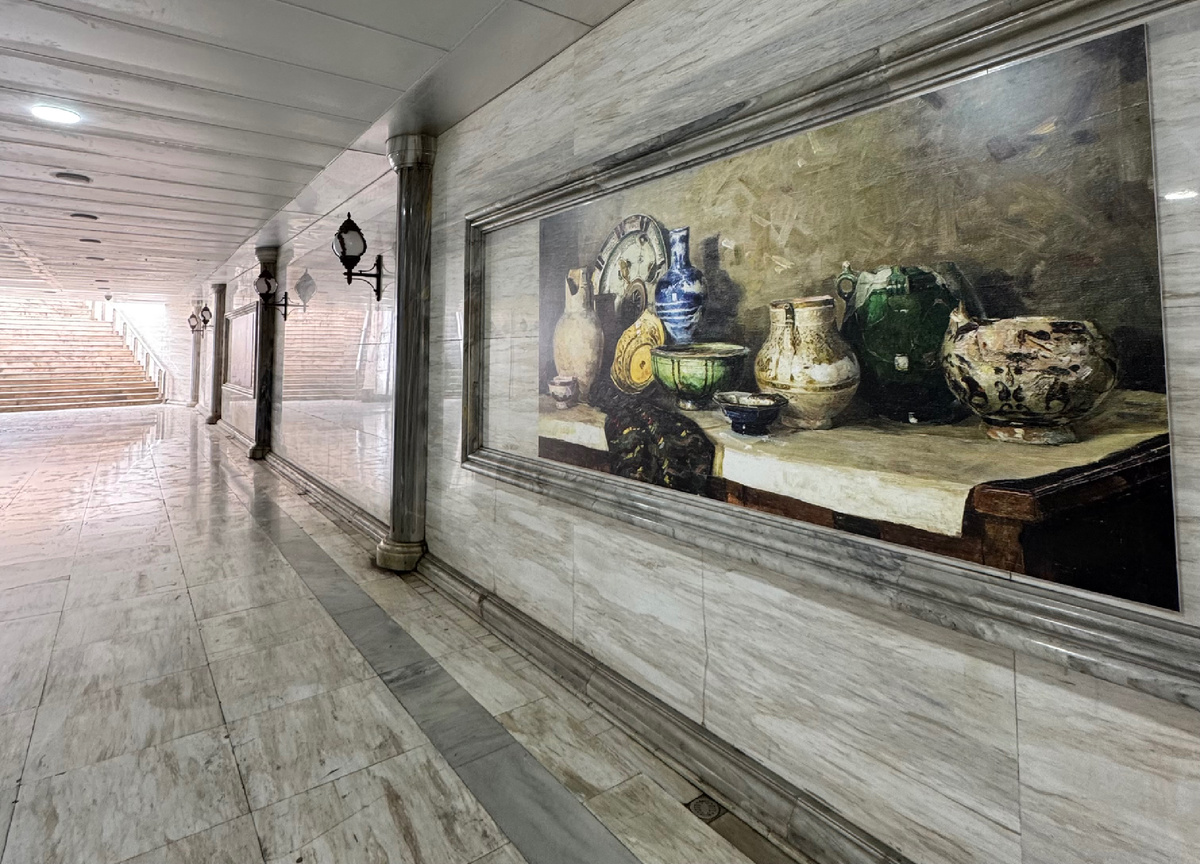 Красота в переходе