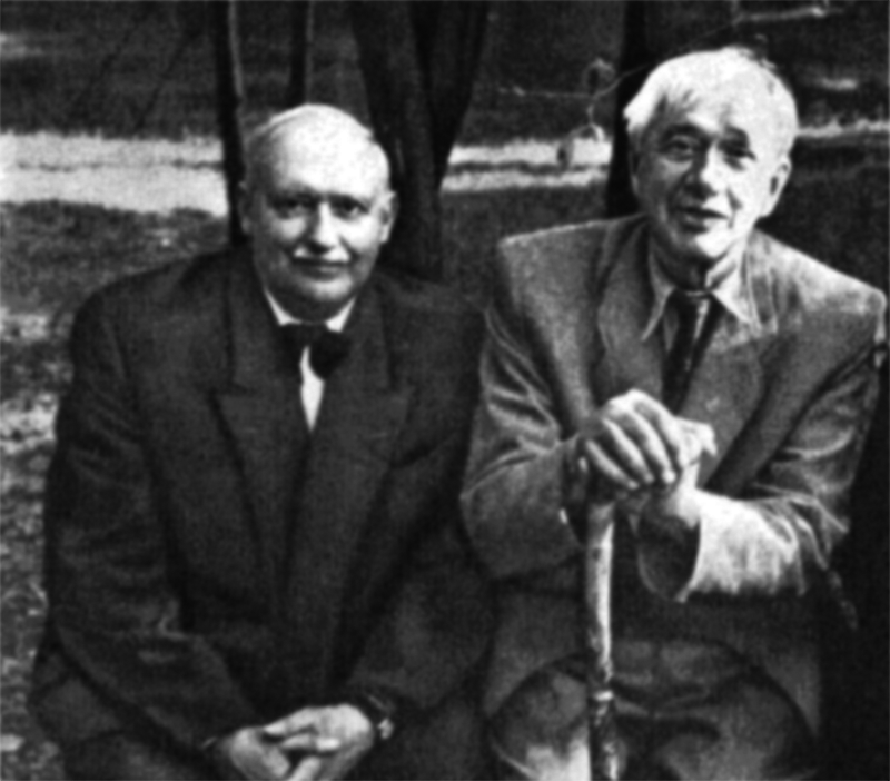 Конашевич и Чуковский. Источник: lencbsnsk.ru