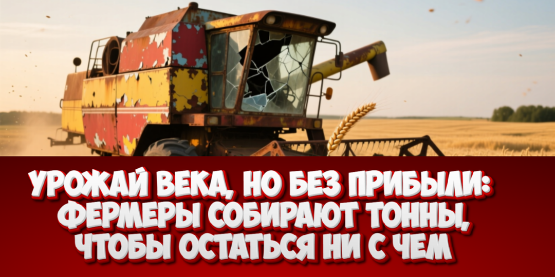 Урожай есть, а прибыли нет: как российское село оказалось в тисках кризиса