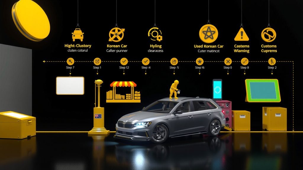    Какова пошаговая алгоритм растаможки корейского авто