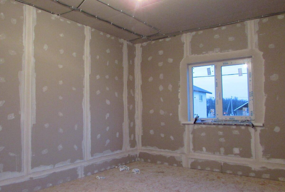 Отделка гипсокартоном