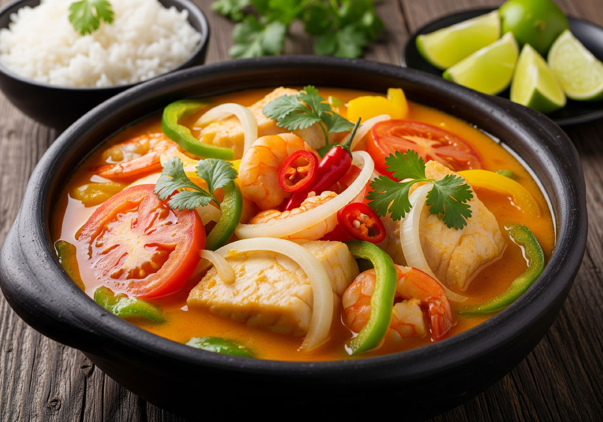 Рыбный суп мокека