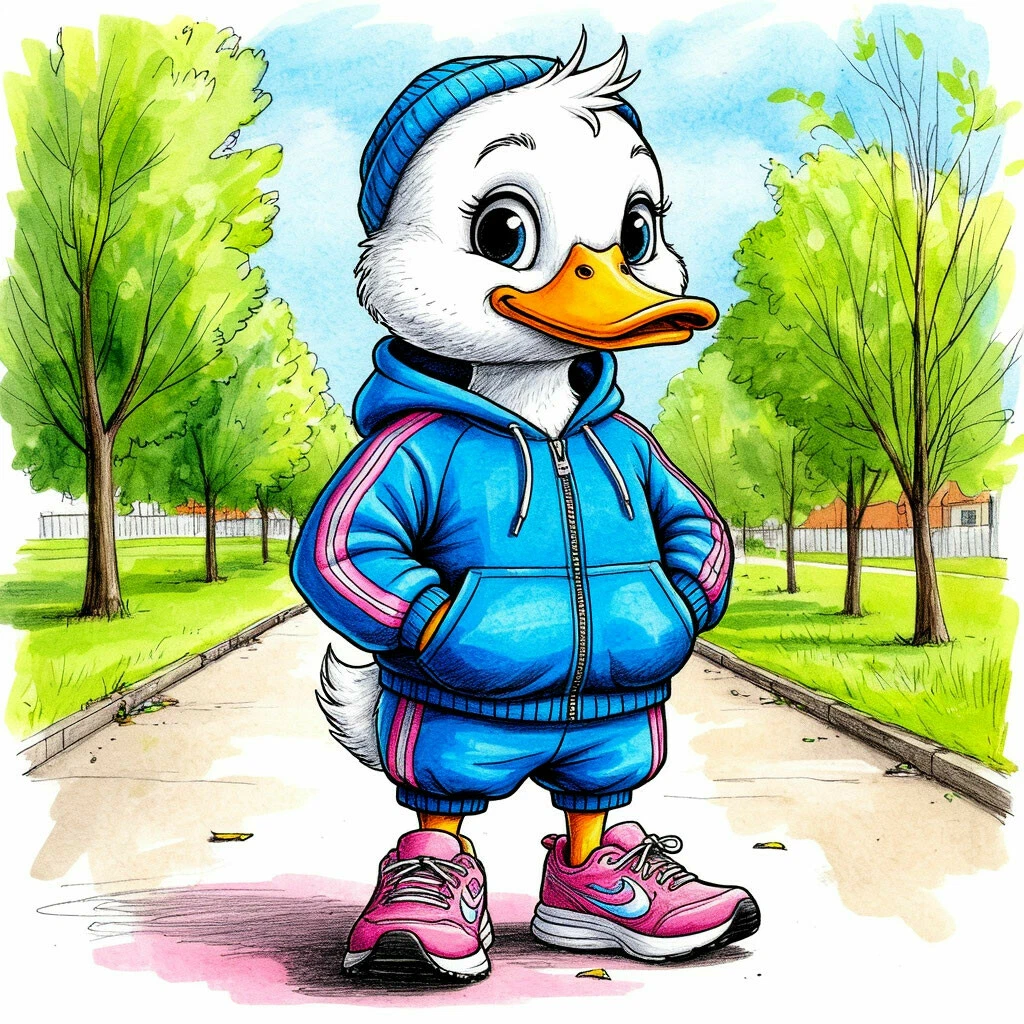 Снова милый утёнок с Шедеврума.