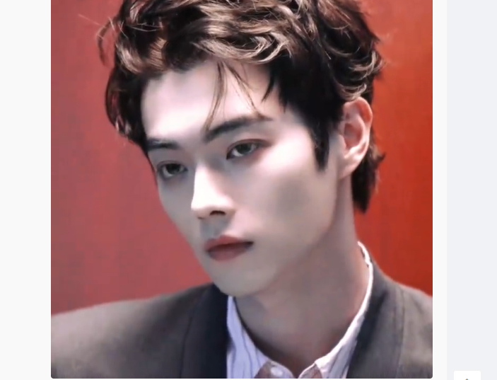 Снимок с экрана монитора. Китайский актер Сюй Кай.