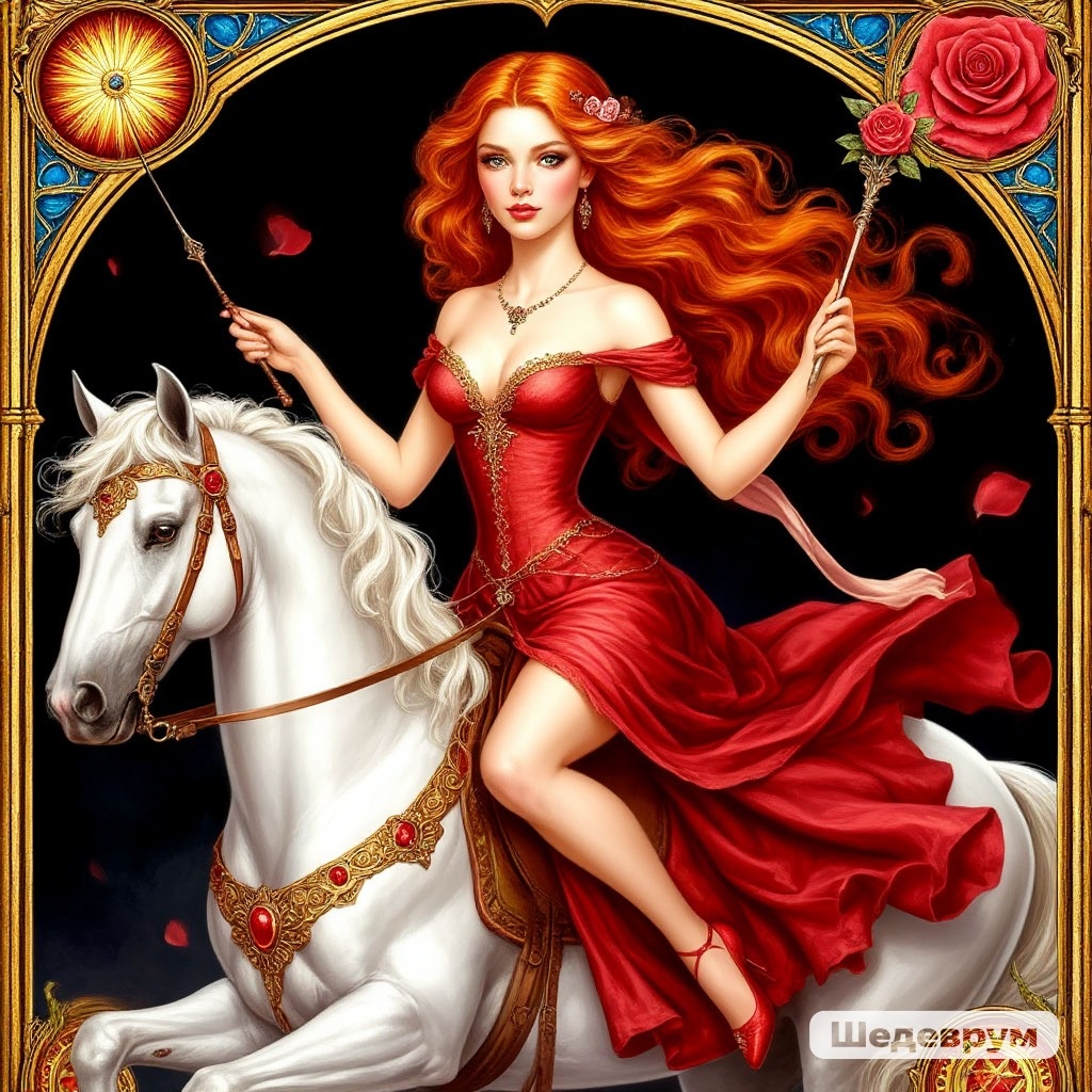 Генерация Королевы Жезлов.( моя работа)