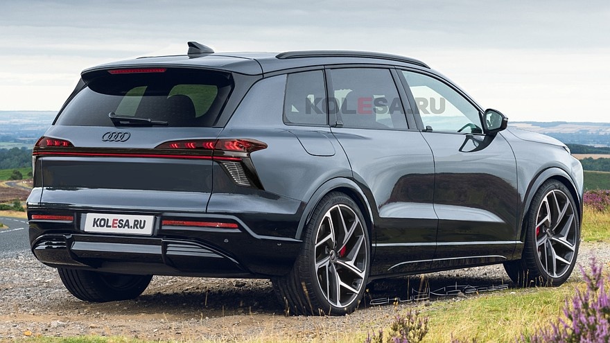    Рендер флагманского кроссовера Audi Q9