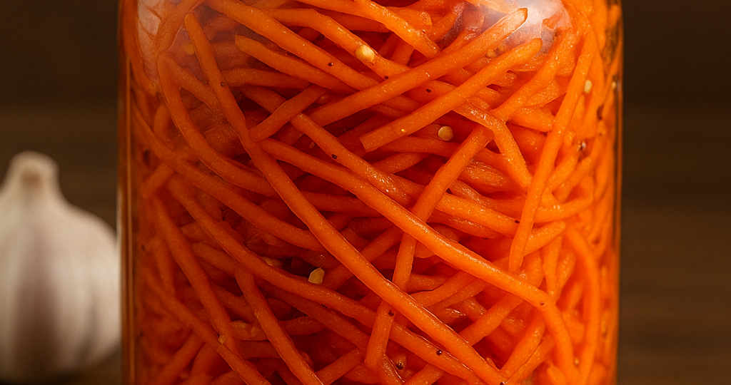 Морковь по-корейски в банке за ночь: вкуснее магазинной в 100 раз! Ароматная и хрустящая!