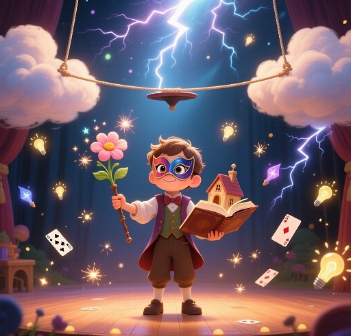 🎭Они словно актёры на сцене, у которых под рукой всегда несколько масок и блестящих идей. Но за их шутками и лукавым блеском глаз прячется доброта и стремление к настоящей глубине.