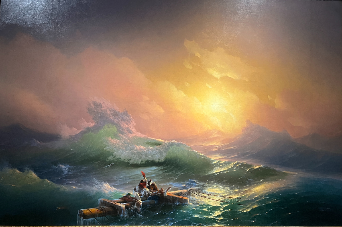 Девятый вал. 1950. холст, масло
