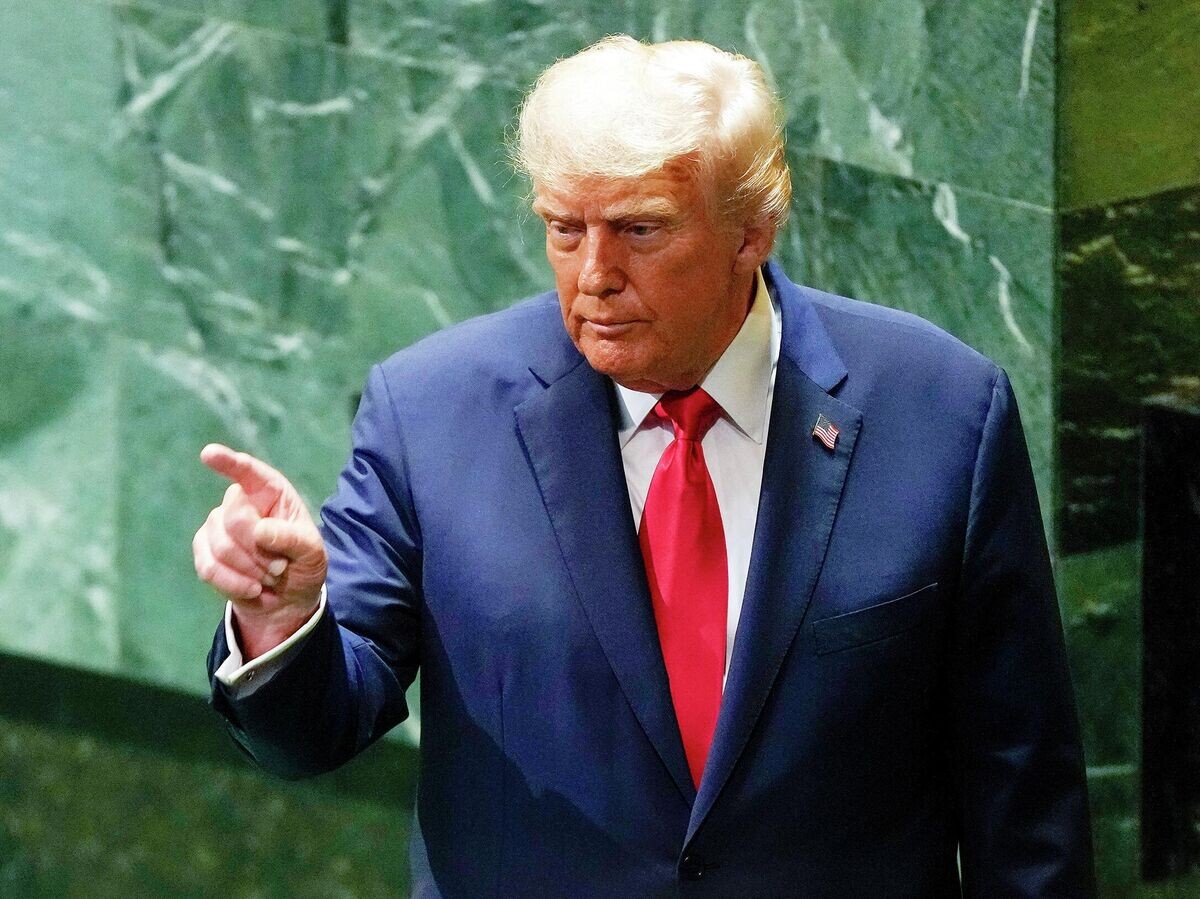    Президент США Дональд Трамп на Генассамблее ООН© AP Photo / Yuki Iwamura