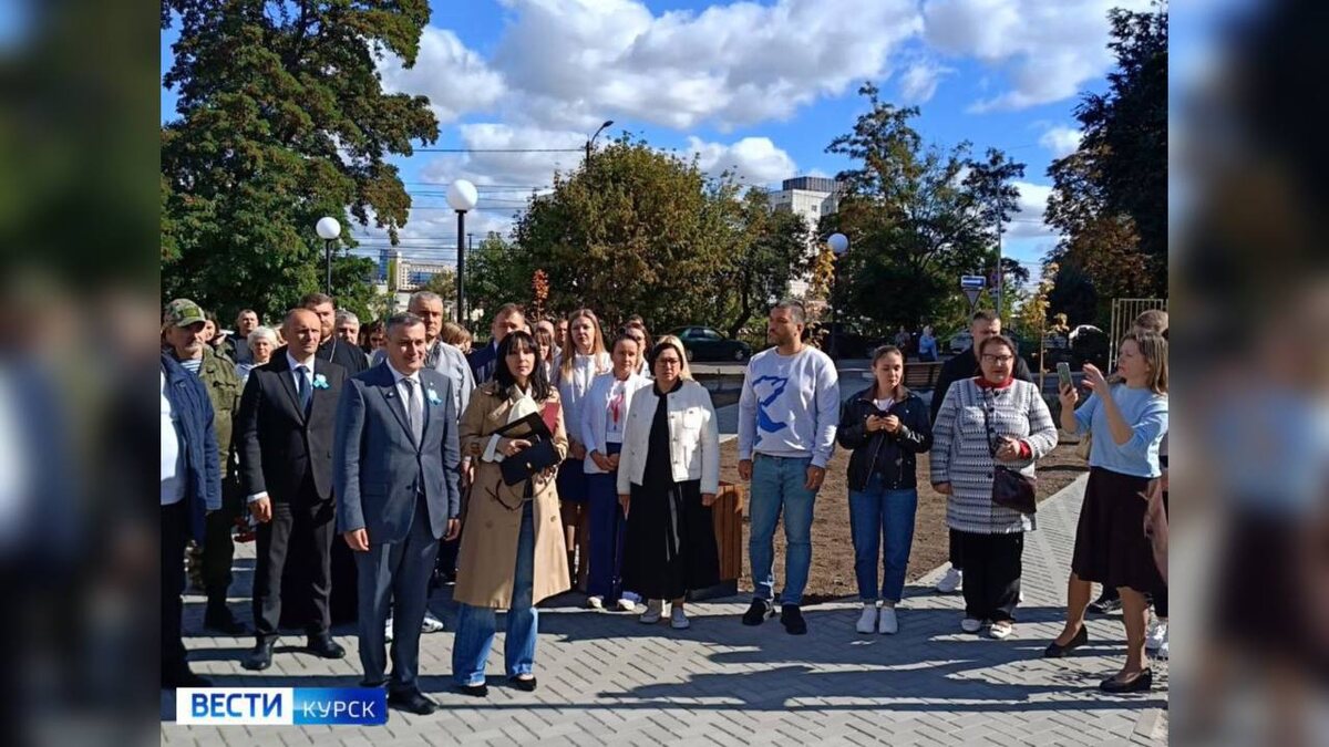    В Курске открыли сквер в память об Артуре Лапшине