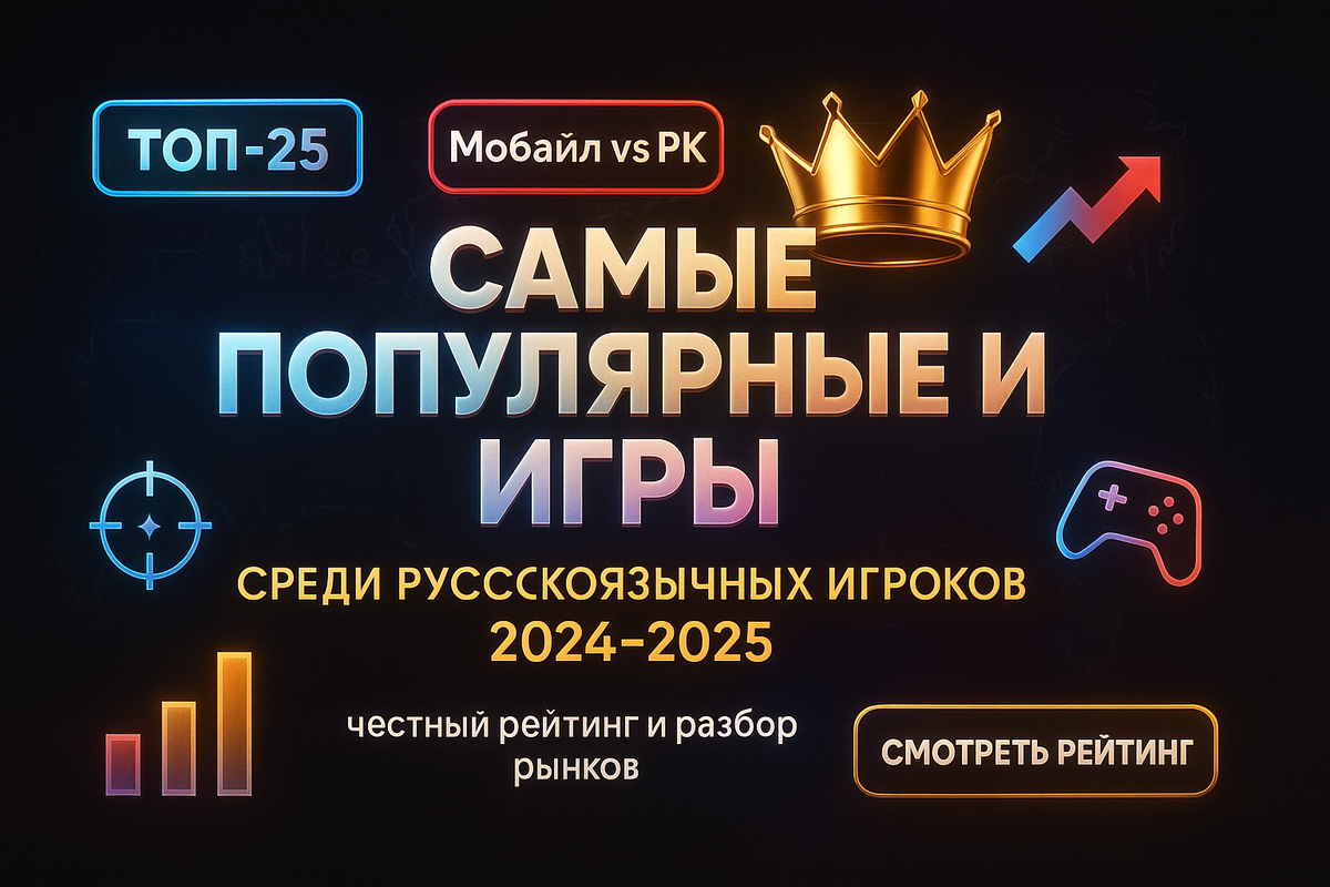 #ПопулярныеИгры #Гейминг2025 #РоссияИграет #ВоЧтоИграют #ТопИгр