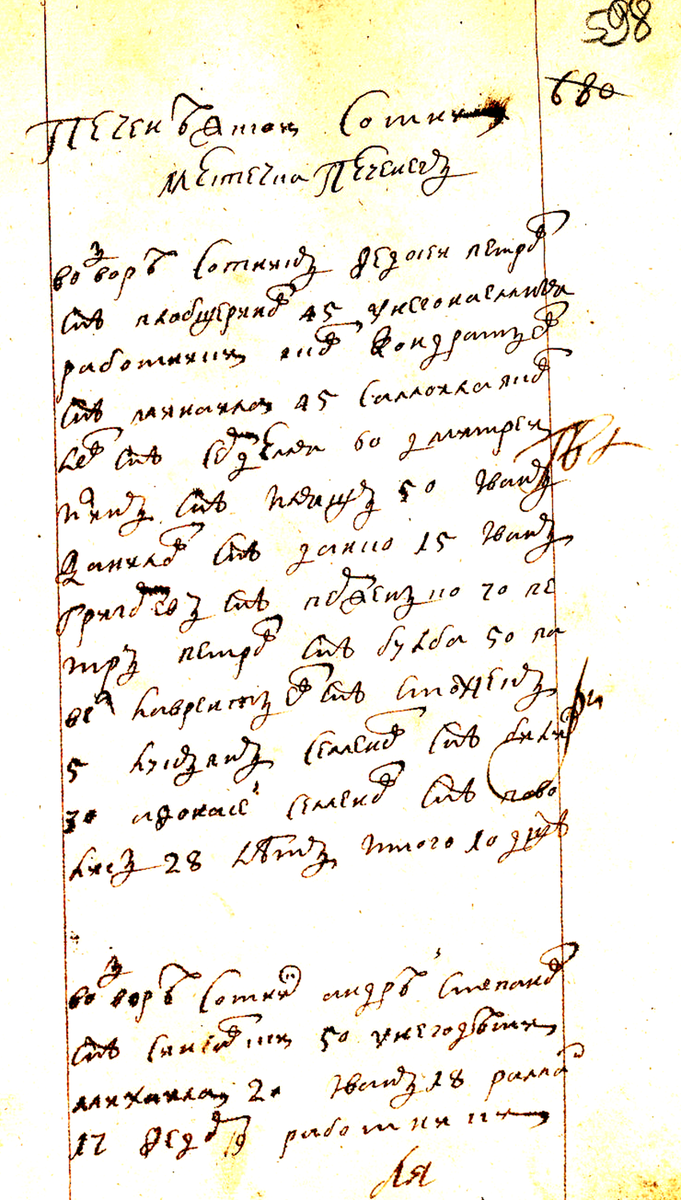 ЦГИАК. Ф. 1722. Оп. 1. Д. 57. Л. 598.