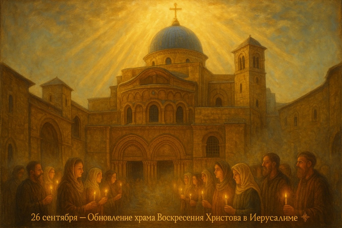 Обновление храма Воскресения Христова в Иерусалиме