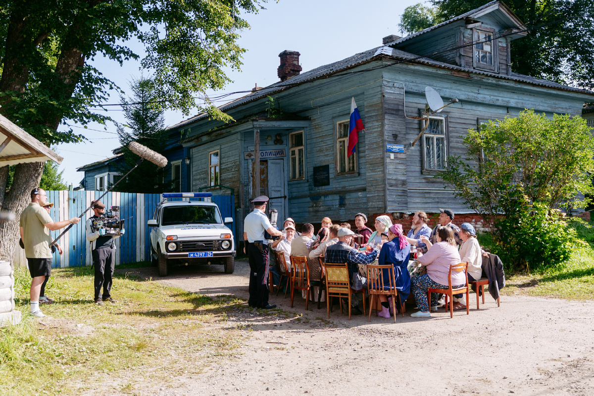 Съемки веб-сериала «Участковый Саша»