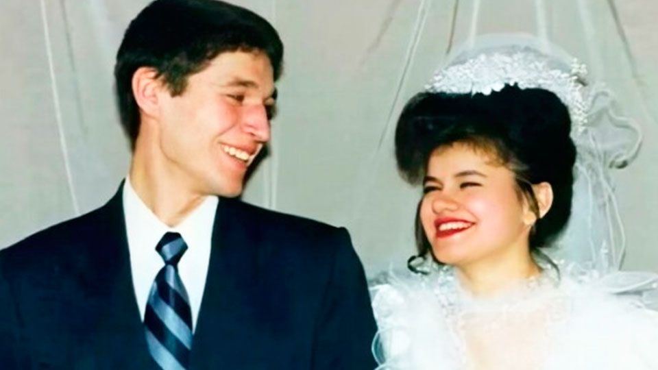 Ирина Круг с первым мужем в день свадьбы