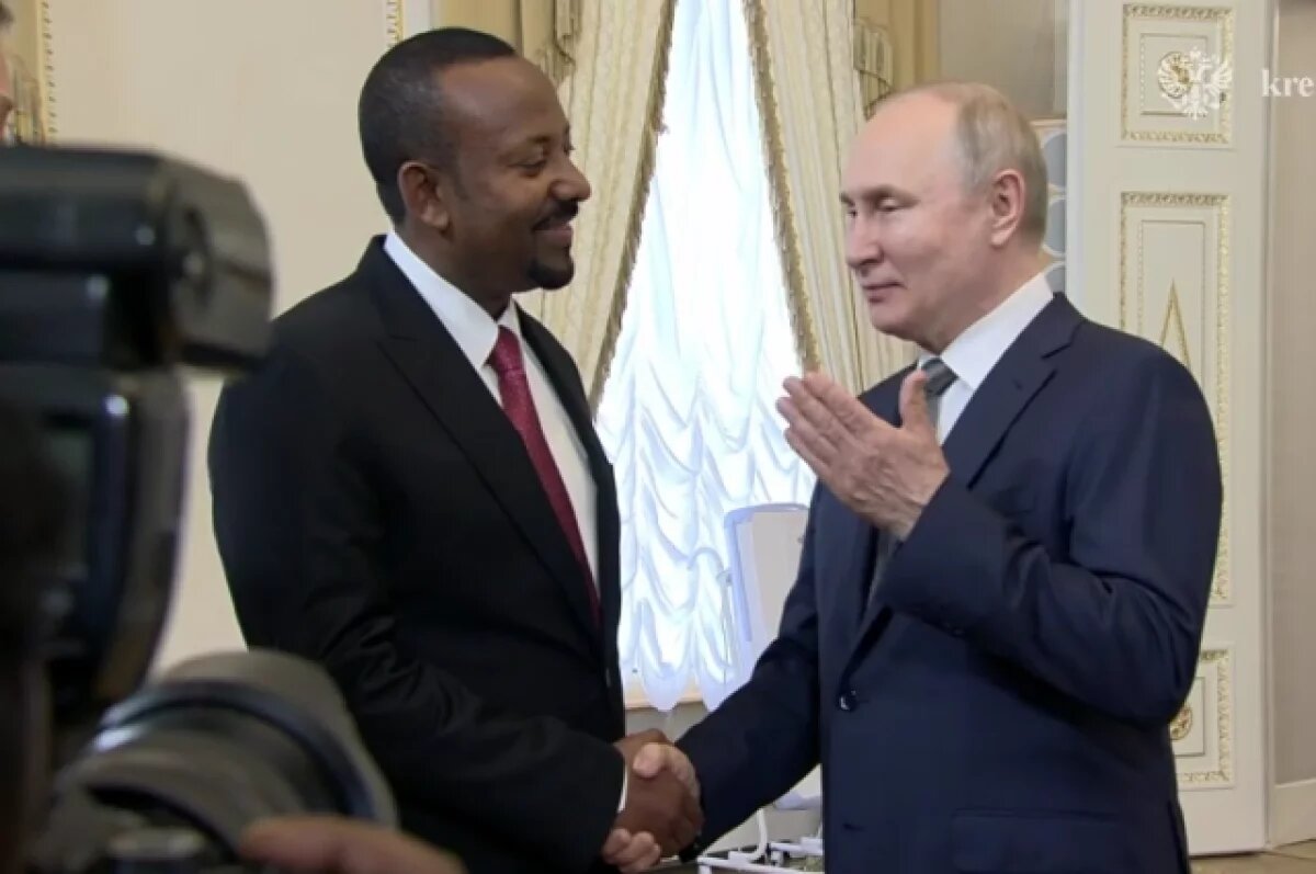   Премьер Эфиопии предложил Путину провести следующую встречу в Аддис-Абебе