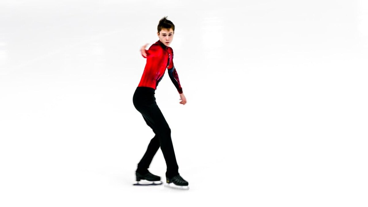     Григорий Фёдоров. Фото: «ТГ-канал МАТЧ! Фигурное катание» Фотография взята из открытых источников.