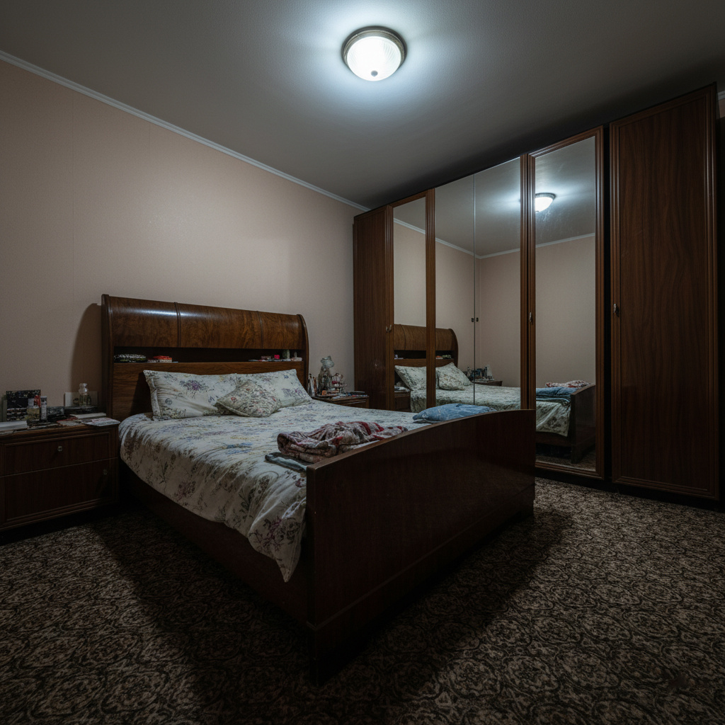 Громоздкая мебель визуально «съедает» и без того небольшое пространство.