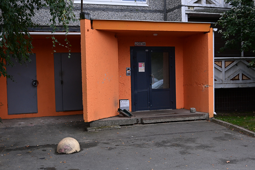    Двор дома 28 по Лососинскому шоссе. Фото: "Республика"/Сергей Юдин