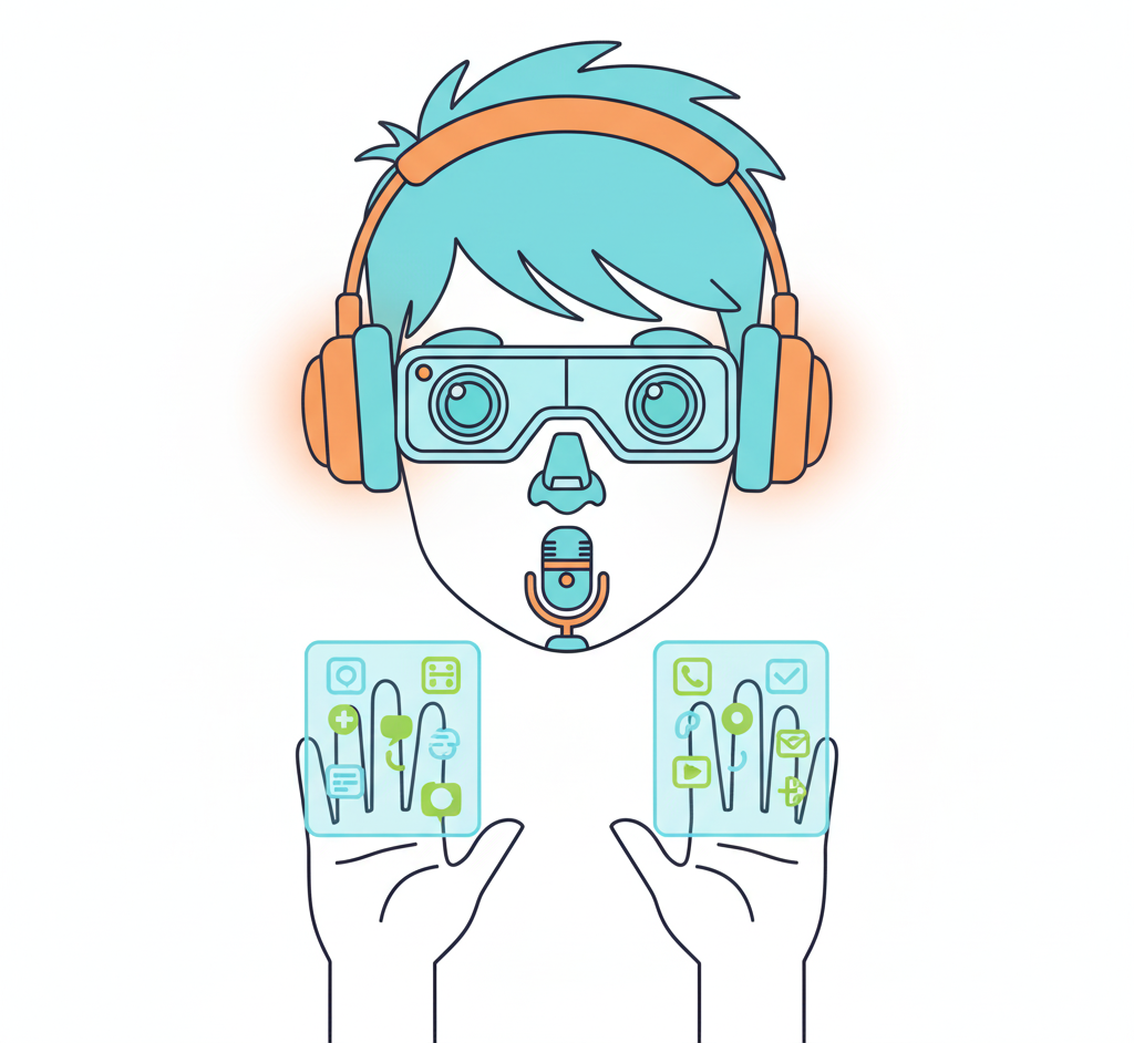 У тебя есть 5 встроенных «устройств» для получения информации:
