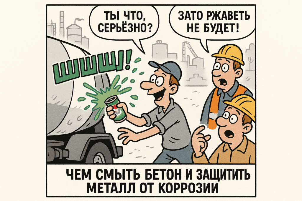    Эффективные методы смывки бетона и защиты металла от коррозии для долговечности ваших конструкций.