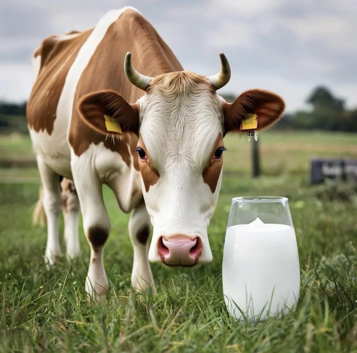 Молоко и корова 