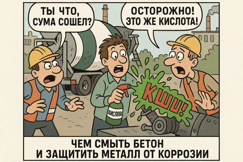    Эффективные методы очистки бетона и защиты металла от коррозии.