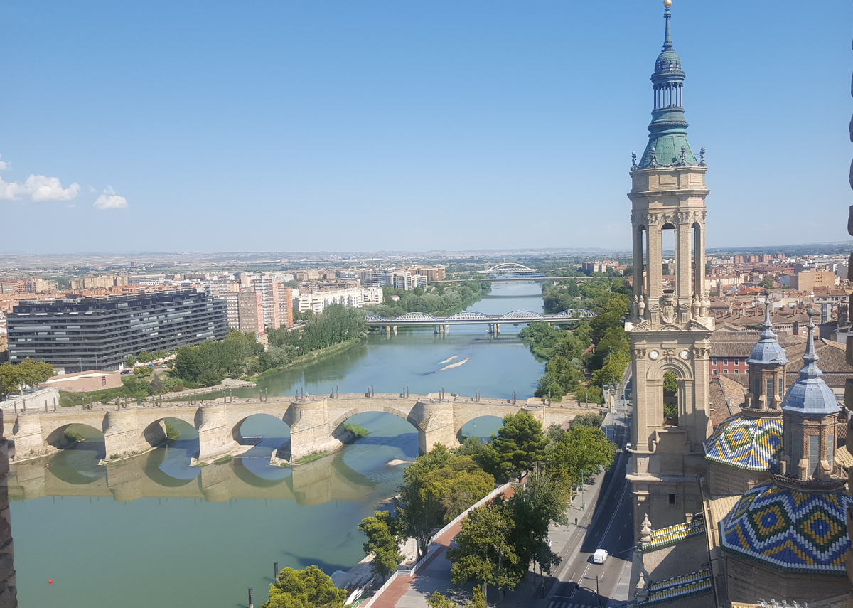 Сарагоса с высоты птичьего полёта