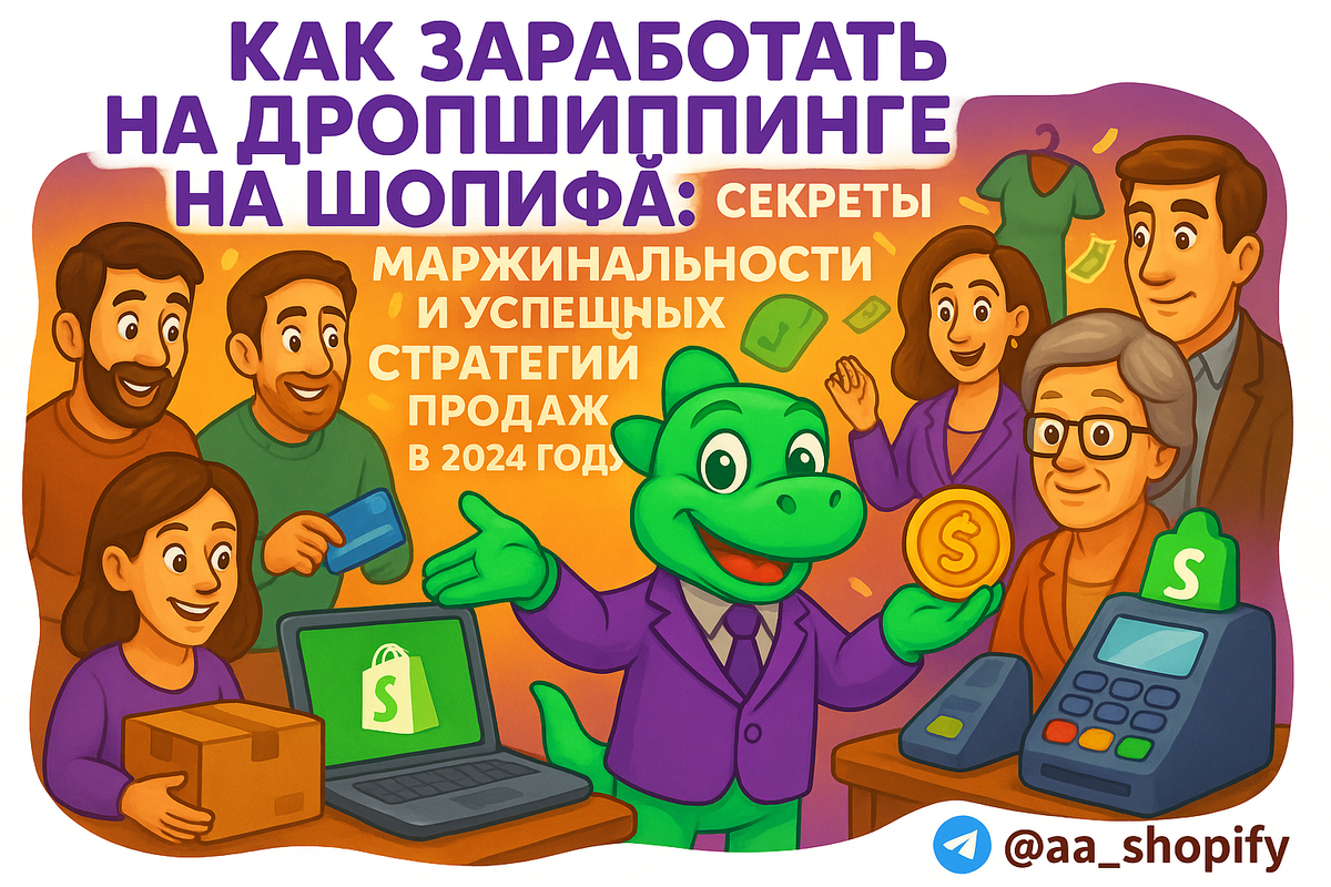    Как заработать на дропшиппинге на Шопифай: секреты маржинальности и успешных стратегий продаж в 2024 году aa_ecom