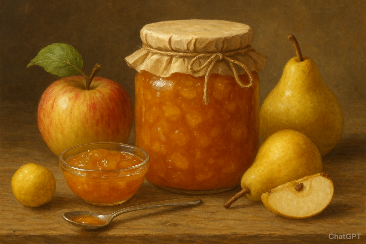 Варенья из яблок, груш, айвы