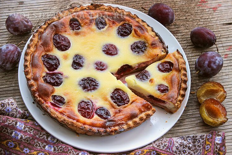 Эльзасский сливовый пирог (киш)