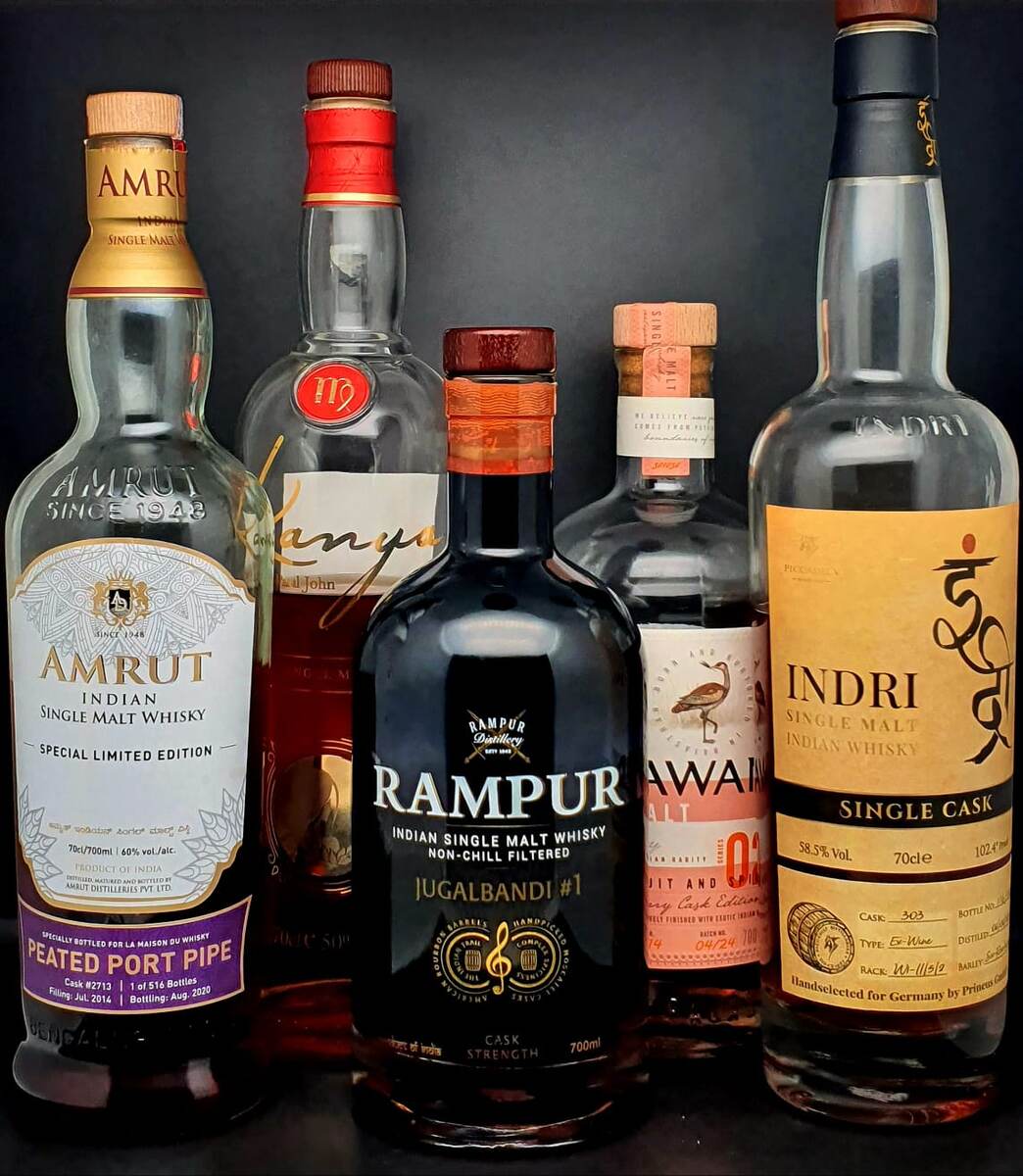 Фото автора. Amrut, Paul John, Rampur, Godawan, Indri