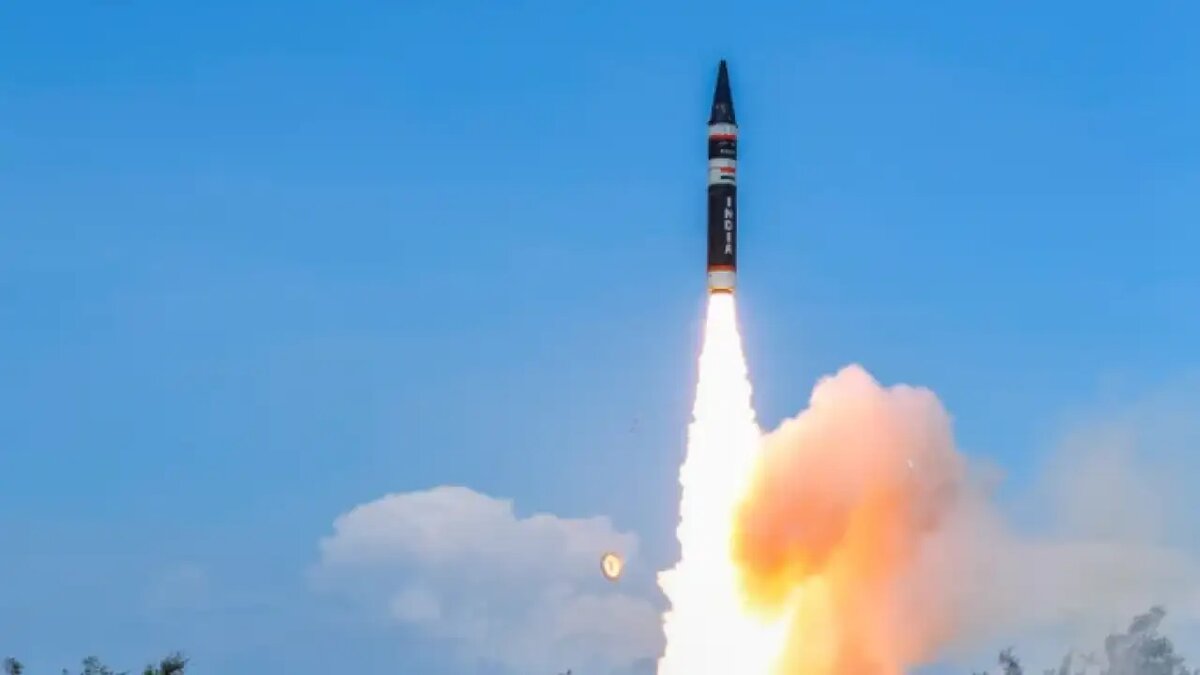    Запуск ракеты Agni-P © DRDO