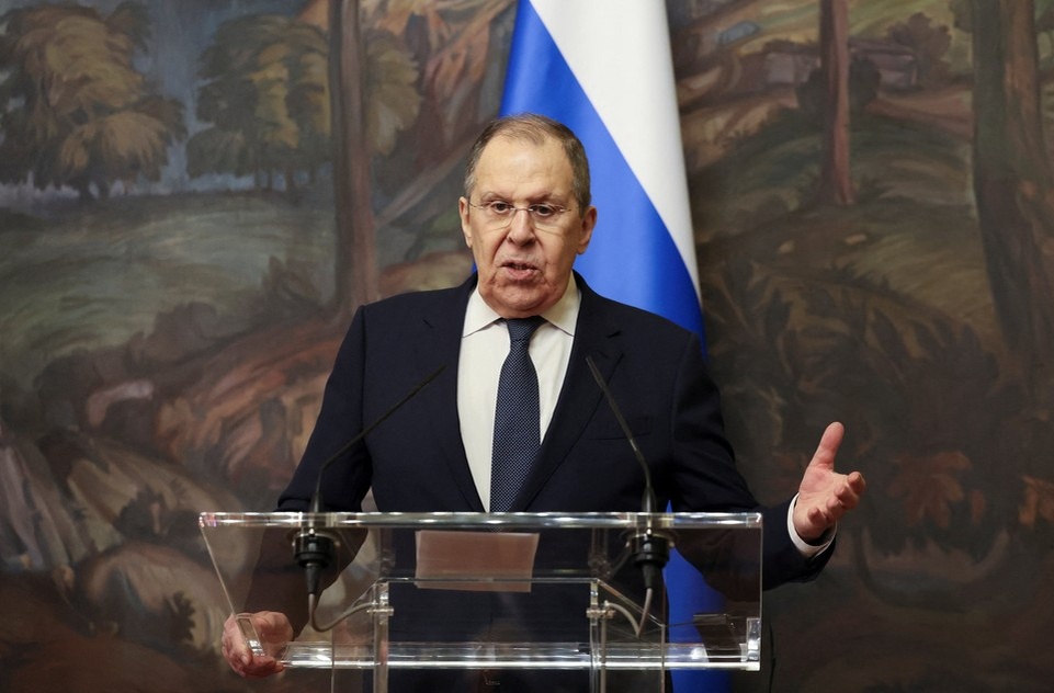    Лавров: НАТО и ЕС объявили войну РФ руками Киева и участвуют в ней REUTERS