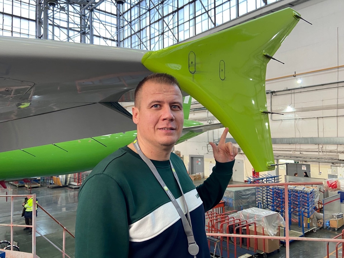 Законцовка крыла самолета Airbus A320