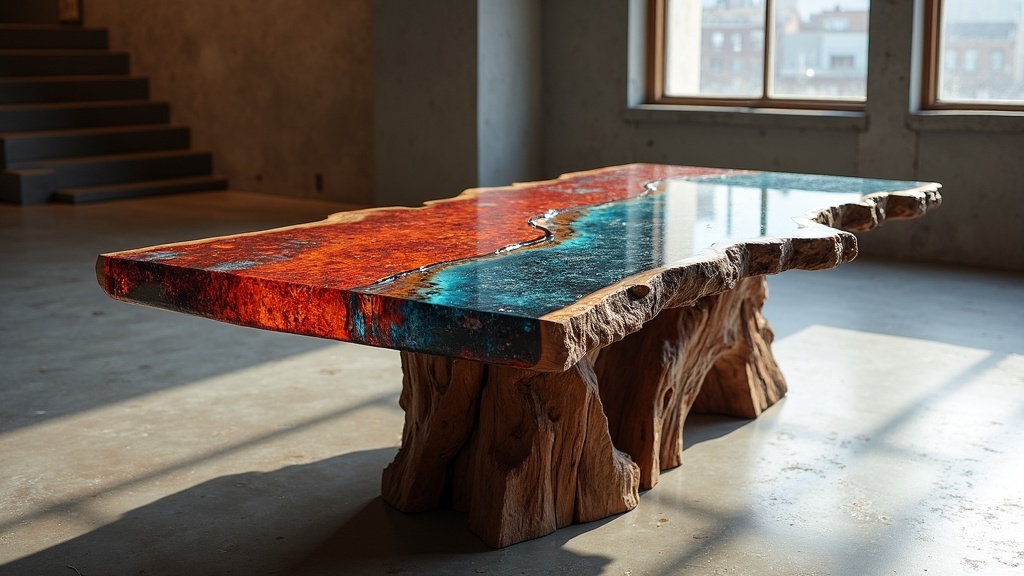    Хотите создать уникальный стол из цветного стекла или камня? Узнайте об альтернативных материалах для замены эпоксидной смолы и вдохновитесь на творческий процесс! admin