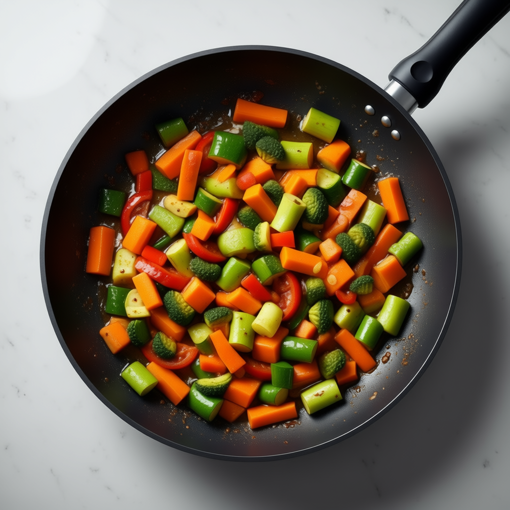 жарка овощей