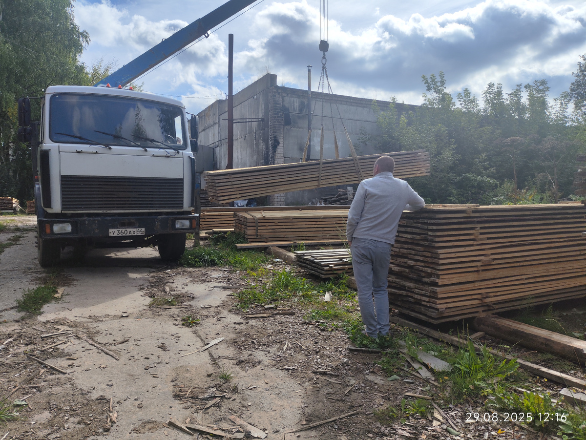 Первая партия на погрузку