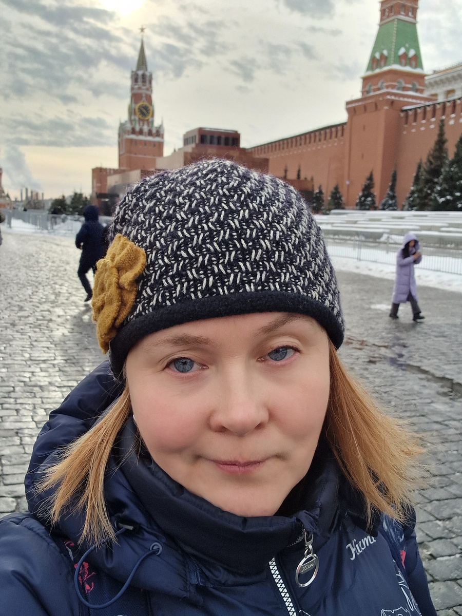 селфи: это я в Москве, позапрошлой зимой